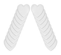 DOITOOL 10 Pezzi Fermo Occhiali in Silicone a Forma di Cuore Antiscivolo Morbido e Confortevole per Occhiali da Lettura Accessorio da Indossare Dietro L'orecchio