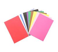 DOITOOL 10 Pezzi Fogli di Spugna Colorata in Eva Formato A4 per Lavoretti Scolastici e Decorazioni Quotidiane, Fogli Spessi e Flessibili Facili da Tagliare Forbici Colore Casuale