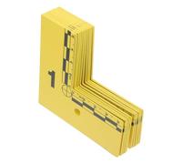 DOITOOL 10 Pezzi Segnalatori di Gialli in Plastico Impermeabili e Resistenti allo Sbiadimento con Scala Integrata per Indagini Forensi e Sul Campo, Set