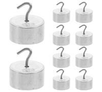 DOITOOL 10 Pezzi Set di Pesi per Laboratorio da 200 Grammi Ganci in Ferro Cromato, Design Compatto e Facile da Usare per Esperimenti Scientifici Educativi