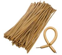 DOITOOL 100 Palloncini Modellabili in Lattice Metallico Dorato da 1,8 G, Lunghi e Attorcigliati per Decorazioni Fai-da-te di Feste di Compleanno, Matrimoni e Party