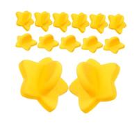 DOITOOL 100 Pezzi Accessori Spilla Sicuro Per Custodi Spillo Questo Smalto Spilla Distintivo Indietro Chiave Forniture Di Spilli Yellow Plastica