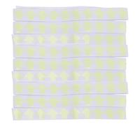 DOITOOL 100 pezzi Adesivi Fluorescenti Luminescenti Nastro Segnaletico Autoadesivo Verde che Si Illumina al Buio per Sicurezza Notturna Decorazioni Pareti Pavimenti e Abbigliamento