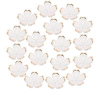 DOITOOL 100 pezzi Charms Fiori Ciliegio Acrilici Gradientati per Accessori Capelli Distanziatori Leggeri per Creazione Gioielli e Fermagli Handmade Decorazioni Floreali per Hairpin e