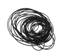 DOITOOL 100 pezzi Cinghie in Gomma per Registratori Cassette Kit Riparazione Compatibili con Dvd CD Vcr Drive Nero per Manutenzione e Sostituzione