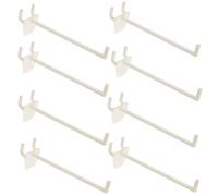 DOITOOL 100 Pezzi Ganci per Pannello ABS 5 Pollici 126Mm per Organizzazione Garage Cucina e Officina Ganci Multiuso per Utensili e Scaffali Supporto Stabile e Salvaspazio