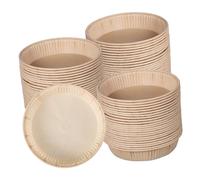 DOITOOL 100 Pezzi Mini Tart Pans Antiaderenti per Crostate Quiche e Dolci Resistente Temperature Alte e Facile da Sformare per Casa e Uso Professionale