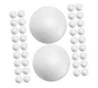 DOITOOL 100 Pezzi Palline Schiuma per Progetti Creativi DIY Palline Rotonde per attività e Laboratori Asilo Sviluppo Manualità e