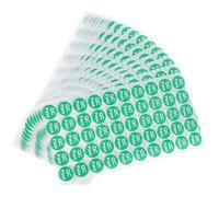 DOITOOL 1000 Etichette Autoadesive Qc Pass 25mm Adesivi per Controllo Qualità Superato per Magazzino e Prodotti Industriali