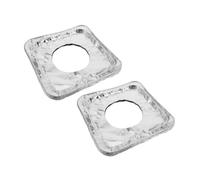 DOITOOL 100Pezzi Coperture per Bruciatori Alluminio da Antiolio e Monouso Fodere Regolabili per Gas Facili da e Conservare Protezione per