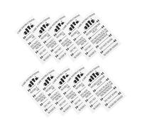 DOITOOL 100pezzi Schede Istruzioni Cura Bicchieri Schede Guida Cura Tazze Vetro Bicchieri Carta Spessa Forniture Piccole Aziende Clienti