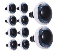 DOITOOL 100sets Occhi per Bamolle Occhi Sicurezza in Resina da Finti Bulbi Oculari Colorati Pervori all Uncinetto Forniture per Creazione Animali Peluche Burattini Fai da Te