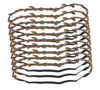 DOITOOL 10pcs Twist Flower Rope Crown Twist Rope Miss Rural