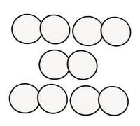 DOITOOL 10pezzi Toppe per Sublimazione Stirabili Vuote Toppe Termoadesive Ricamate di Toppa Termo-sublimatica per Riparare Vestiti e Decorare