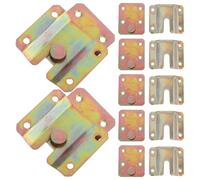 DOITOOL 12 Paia Supporti Scomparsa per Cornici Ganci Interbloccanti in Metallo Resistenti per Appendere Quadri e Decorazioni da Parete Metodo Facile da Installare e Sostituire