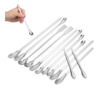 DOITOOL 12 Pezzi Cucchiaio in Acciaio Inossidabile Spesso Manico Magnetico, Utensile Resistente per Dosaggio Preciso in Laboratorio o Cucina