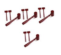 DOITOOL 12 Pezzi Mini Martelli Giudice in per Giochi Ruolo Giudice Accessorio Legale Sicuro e Liscio per Ragazzi e Ragazze Regalo Educativo