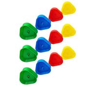 DOITOOL 12 Pezzi Porta Carte da Poker Triangolare in Plastica, Supporto | Carte Standard e Carte, Organizzazione Ordinata, Visione Chiara, Uso Familiare e Bridge