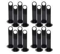 DOITOOL 12 Pezzi Supporto Porta Coni da Calcio Portatile Rastrelliera per Allenamento Calcio Organizzatoredischi Porta-Attrezzi Sportivi All'aperto