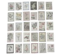 DOITOOL 120 Fogli Adesivi Retrò Francobolli Vintage per Scrapbooking Facili da Staccare e Attaccare , per Planner e Lavoretti Creativi