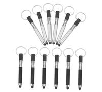DOITOOL 120 Pezzi Penne Stylus Capacitive con Portachiavi Design Multifunzionale per Touch Screen Sensibilità e Facile Trasporto per e Ufficio