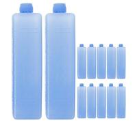 DOITOOL 12pcs Blocchi Frigoriferi Reutilizzabili per Ventilatore Condizionatore e Frigorifero Conservazione a lungo termine per attività all'aperto e trasporto Frigorifico