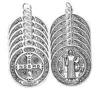 DOITOOL 12pezzi Ornamento Delicato Per Ciondolo Portachiavi Ciondolo Forma Di Santo Per Collana Italiana Decorazione Da Appendere Al Portachiavi Per Regali Fai Da Te
