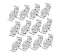 DOITOOL 12sets Clip Per Lavello Sottotop in Metallo Set Di Elementi Di Fissaggio Per Montaggio Lavelli Da Cucina Clip Di Ricambio Per Lavello Adatto Per Lavelli Da Bagno e Mobili Da Appogg