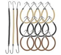 DOITOOL 15 Pezzi Elastici per Chioma Ganci, Accessori per Acconciature, in Metallo e Nailon, Leggeri e Dalla Texture Liscia, per Donne Durante Yoga ed Esercizio