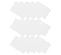 DOITOOL 15 Pezzi Piastra in Alluminio per Sublimazione Bianco 10x15 CM | Superficie per Trasferimento Preciso, Formato Rettangolare, Uso in Studi e Laboratori, Resistente AI Graffi