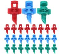 DOITOOL 150 Pezzi Ugelli Nebulizzatori per Irrigazione da Giardino in Plastica Regolabili Rifrazione 90 180 360 Gradi per Piante e Fiori, Resistenti e Facili da Usare