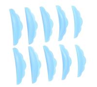 DOITOOL 15paia of Silicone Eyelash Perm Gaskets Reusable Eye Pasters for Eyelash Extensions Easy to Use Tool