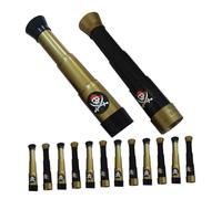 DOITOOL 16pezzi Telescopio Monoculare Telescopio Pirata Retro Design per Birdwatching Escursionismo Viaggi Feste Pirata Halloween Carnevale Decorazioni Scenografiche Fotografiche