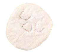 DOITOOL 1pezzi Asciugamano Viso Bellezza in Corallo Spesso per Donne Maschera Viso Freddo e Caldo Compressa per Idratazione e Sollievo Assorbente e Morbido con Fissaggio Tre