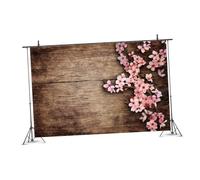 DOITOOL 1pezzi Blossom Printed Photography Backdrop Cloth Spring Floral Scene for Professional and Studio Props