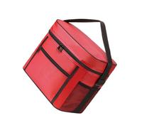 DOITOOL 1pezzi Borsa Termica Porta Pranzo Rossa in Oxford Isolante e Portatile per Ufficio Scuola e Picnic Conserva Freschezza di Cibi e Bevande