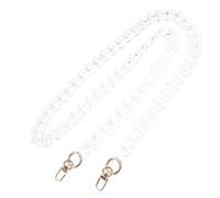 DOITOOL 1pezzi Catena per Borsa Perle Staccabile Tracolla per Borsa Fai da Te Accessori per Fibbie Incluse Adatta Borse Tracolla e Pochette