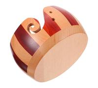 DOITOOL 1pezzi Ciotola Rotonda in Legno per Filati Lana Contenitore per Filati per Uncinetto Ciotola per Riporre i Leggera e Resistente per Mantenere Filato Pulito e Ordinato