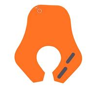 DOITOOL 1pezzi Mantello Parrucchiere Silicone Grembiule Per Stylist Accessori Per Barberia Arancione Adatto Per Adulti e Facile Da Pulire e Asciugare