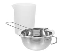 DOITOOL 1Set Completo per Creazione Aromaterapiche Pentola Metallo con Maniglia e Ciotola Misurazione per Decorative