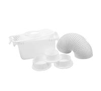 DOITOOL 1set Kit Sfiato Per Asciugatrice Da Connettore Ventilazione Per Asciugatrici Elettriche Di Tubo Per Raccolta Condensa Facile Da Installare e Pulire