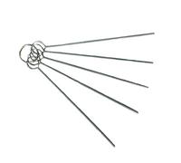 DOITOOL 1Set Pulizia per Aerografo Strumenti Professionali per Manutenzione Include Spazzole e Aghi per Pulizia Ugelli e Tubazioni