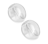 DOITOOL 2 Pezzi Accessorio per la scrivania dell'ufficio Porta clip di carta magnetica Organizzatore del banco di scuola organizzatore di forniture per ufficio ，HIPS White