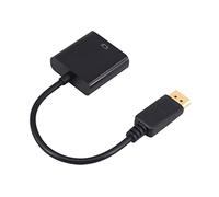 DOITOOL 2 pezzi Adattatore Displayport Vga Convertitore per Proiettore e Tv Compatibile con Monitor LED Nero