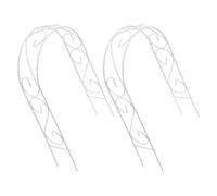 DOITOOL 2 Pezzi Arco Nuziale in Miniatura per Casa delle Bambole, Ferro | Facile da Montare, per Scenografie da Tavolo e Microgiardini, Accessorio Decorativo, Elemento per Feste