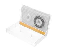 DOITOOL 2 Pezzi Audiocassetta Vergine Registrabile 60 Minuti in Plastica | Custodia Trasparente Inclusa, Basso Rumore, Uso Immediato per DIY e Appunti