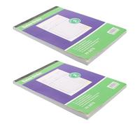 DOITOOL 2 Pezzi Blocco Ricevute A5 in Carta Bianca Creazione Duplicata Istantanea, Modulo Ordine per Uffici e Movimento tra Reparti, Registro Fatture per Piccole Imprese