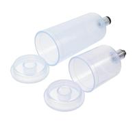 DOITOOL 2 Pezzi Bottiglie Vuote per Vernice Aerografo in Resistente da Contenitori Smontabili e Ricaricabili per Pigmenti Supporto Pratico e Compatto per Pittura con Aerografo