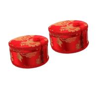 DOITOOL 2 Pezzi Cestino da Cucito Portatile Piccolo con Scatola per Aghi e Spilli Organizer per Fai da Te Pratico e Sicuro per Lavori Cucito Design e Compatto per Casa