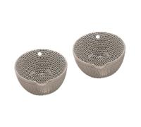 DOITOOL 2 Pezzi Ciotola per Lavoro Ceramica per Gomitoli Organizzatore e Pratico per Uncinetto e Cucito capacità Design Semplice e Raffinato